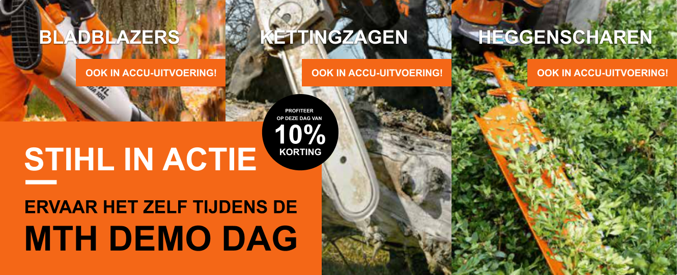 STIHL najaars acties 2019 demo dag 2019